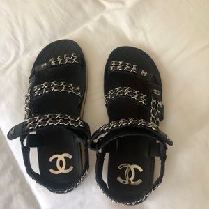 NWT- Chanel sandals (authentic)